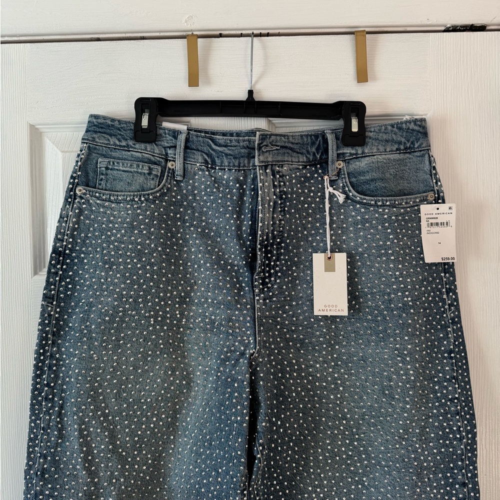 Good American Rhinestone Jeans - Picture 2 of 3